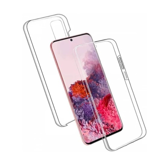 Funda de Silicona 360º para Samsung Galaxy S20 Transparente